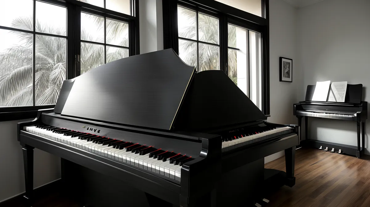 Acordes sostenidos y bemoles en un teclado digital: teoría musical básica para la práctica dominguera