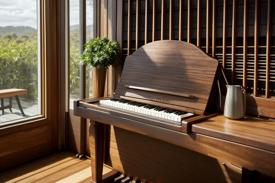 Manos relajadas sobre las teclas practicando técnica de piano sin tensión muscular
